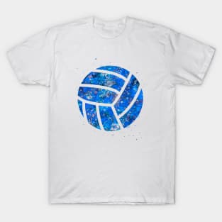 Volleyball Ball blue watercolor T-Shirt